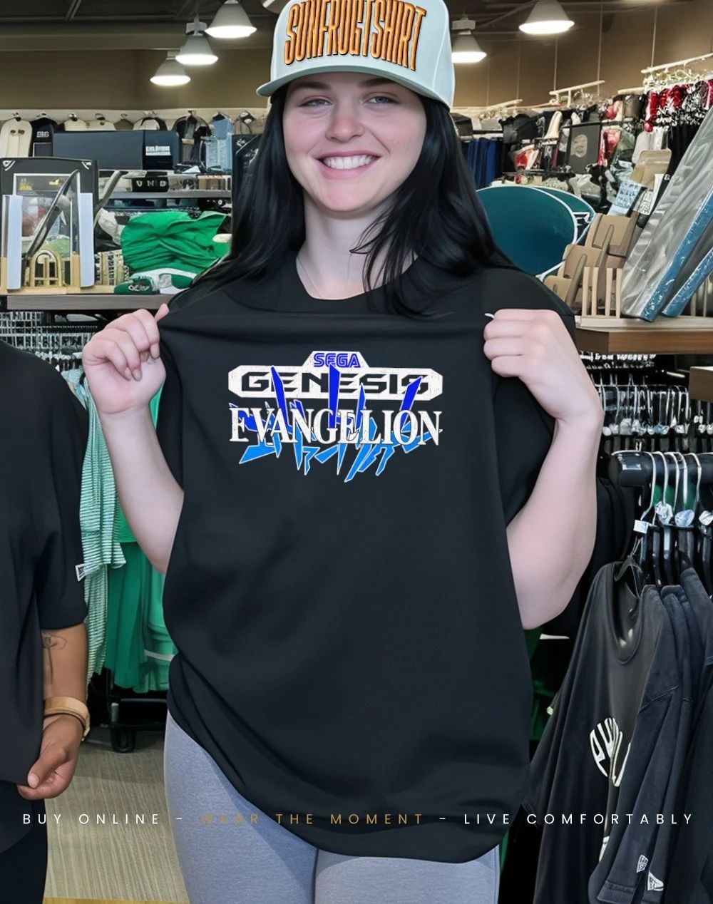Sega Genesis Evangelion Washed shirt