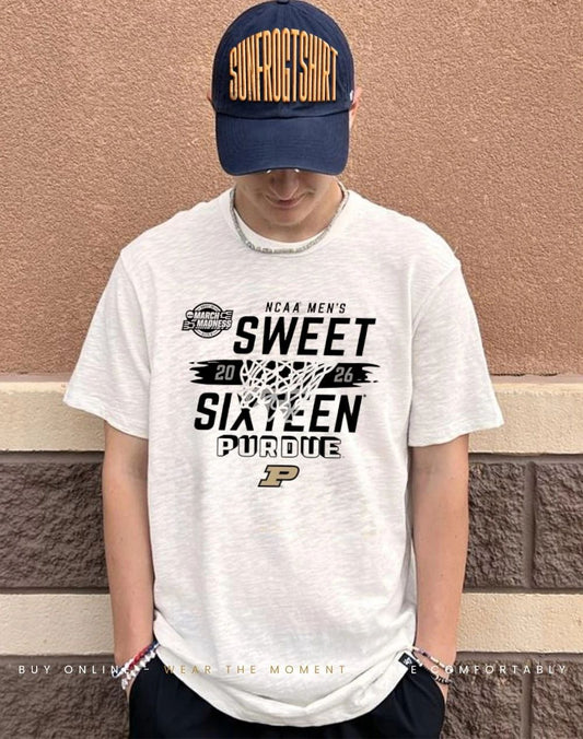 Purdue Boilermakers Men’s Basketball 2026 Sweet 16 shirt