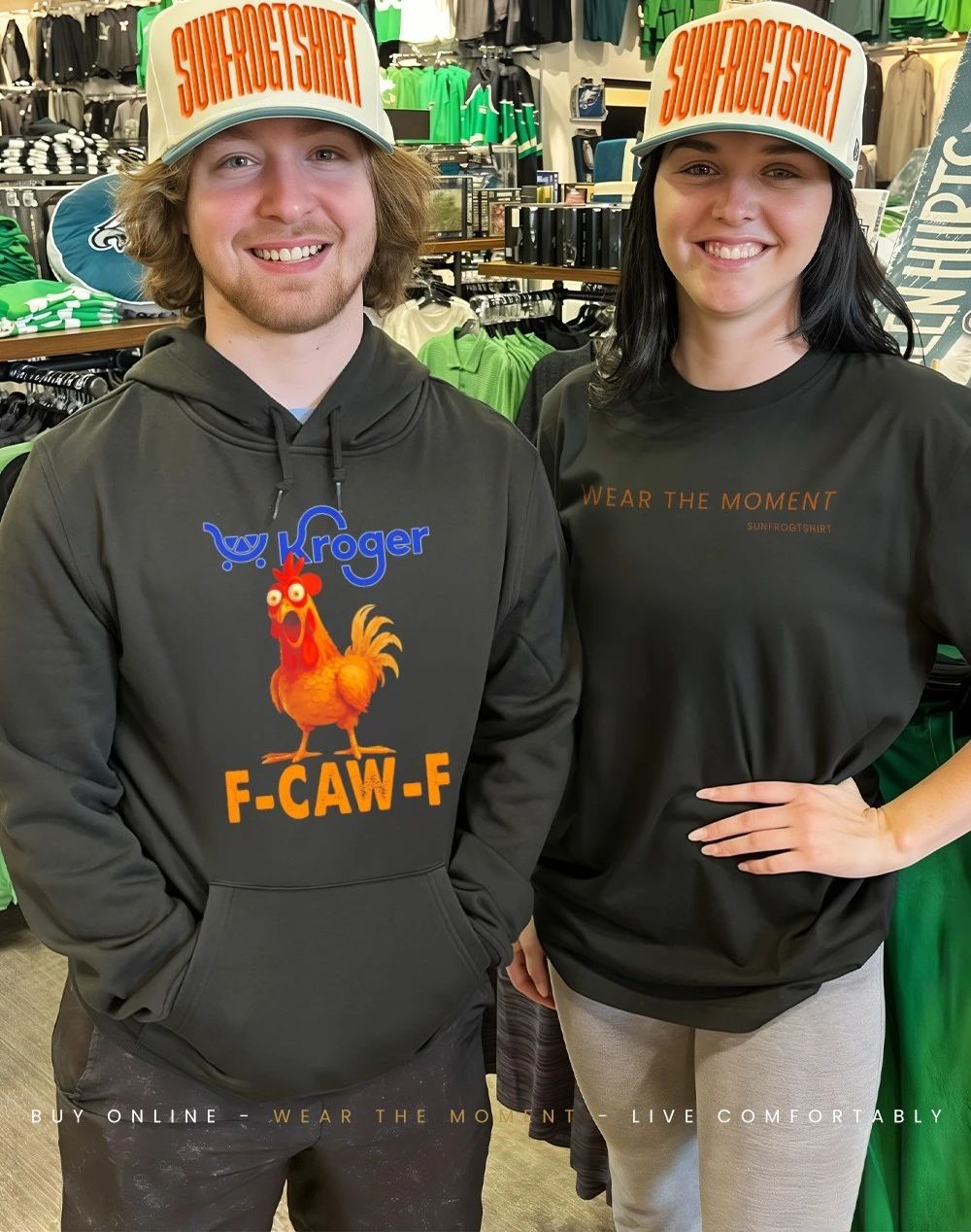 Kroger F-CAW-F Chicken funny shirt