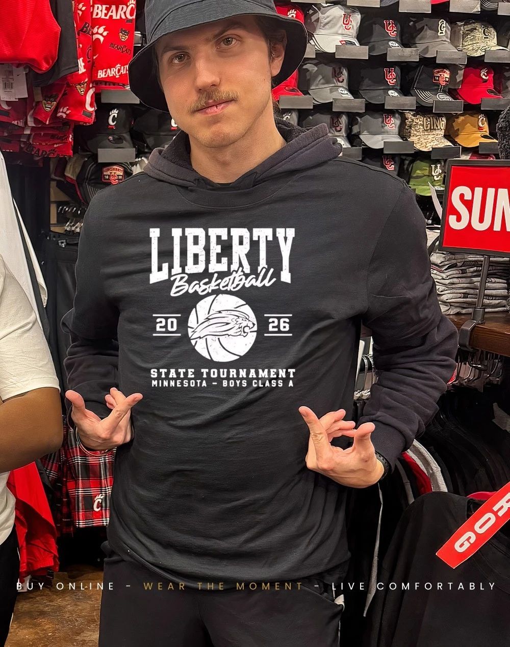 Liberty basketball 2026 State Tournament Minnesota Boys Class A shirt