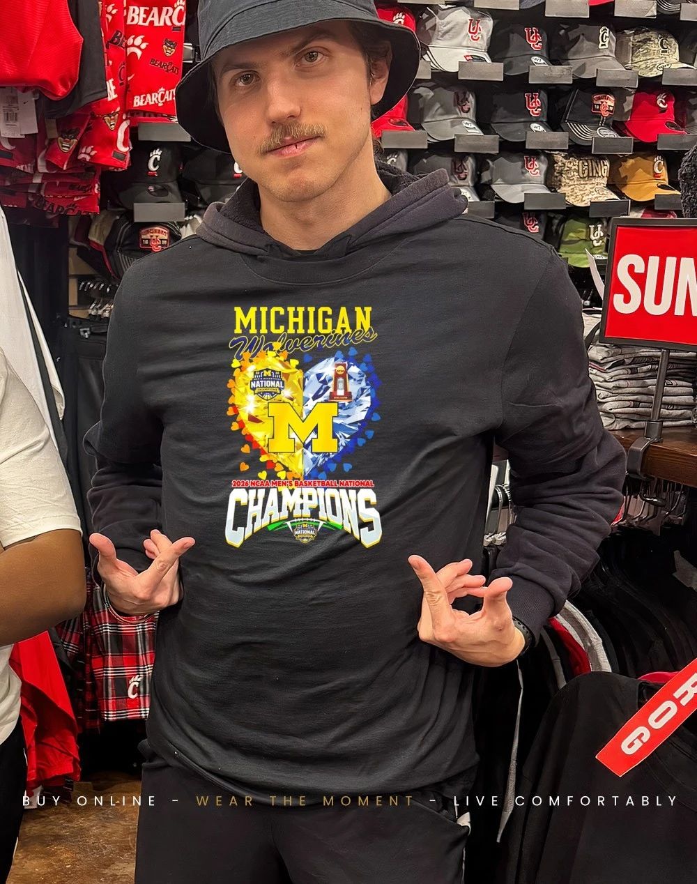 Michigan Wolverines 2026 National Champions heart shirt