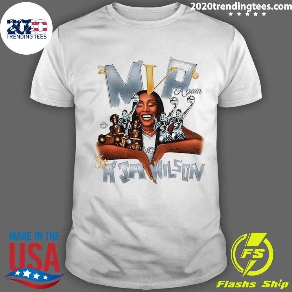 A’ja Wilson Las Vegas 5x Mvp Again 25-26 Shirt