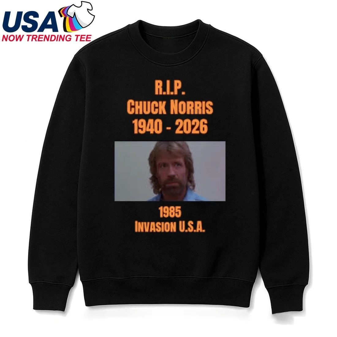 RIp Chuck Norris 1940-2026 Invasion USA 1985 Shirt