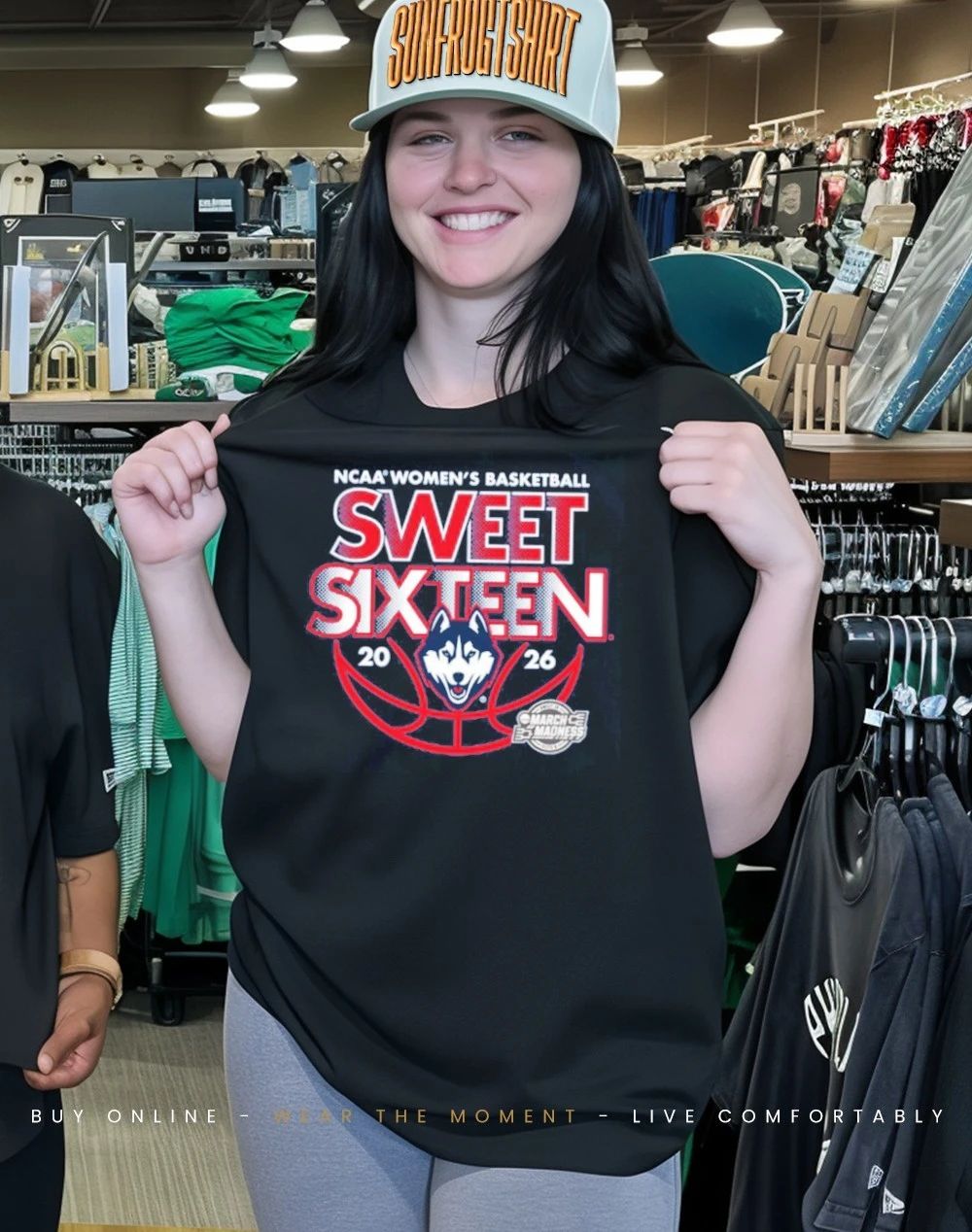 UConn Women’s Basketball 2026 NCAA March Madness Sweet Sixteen shirt