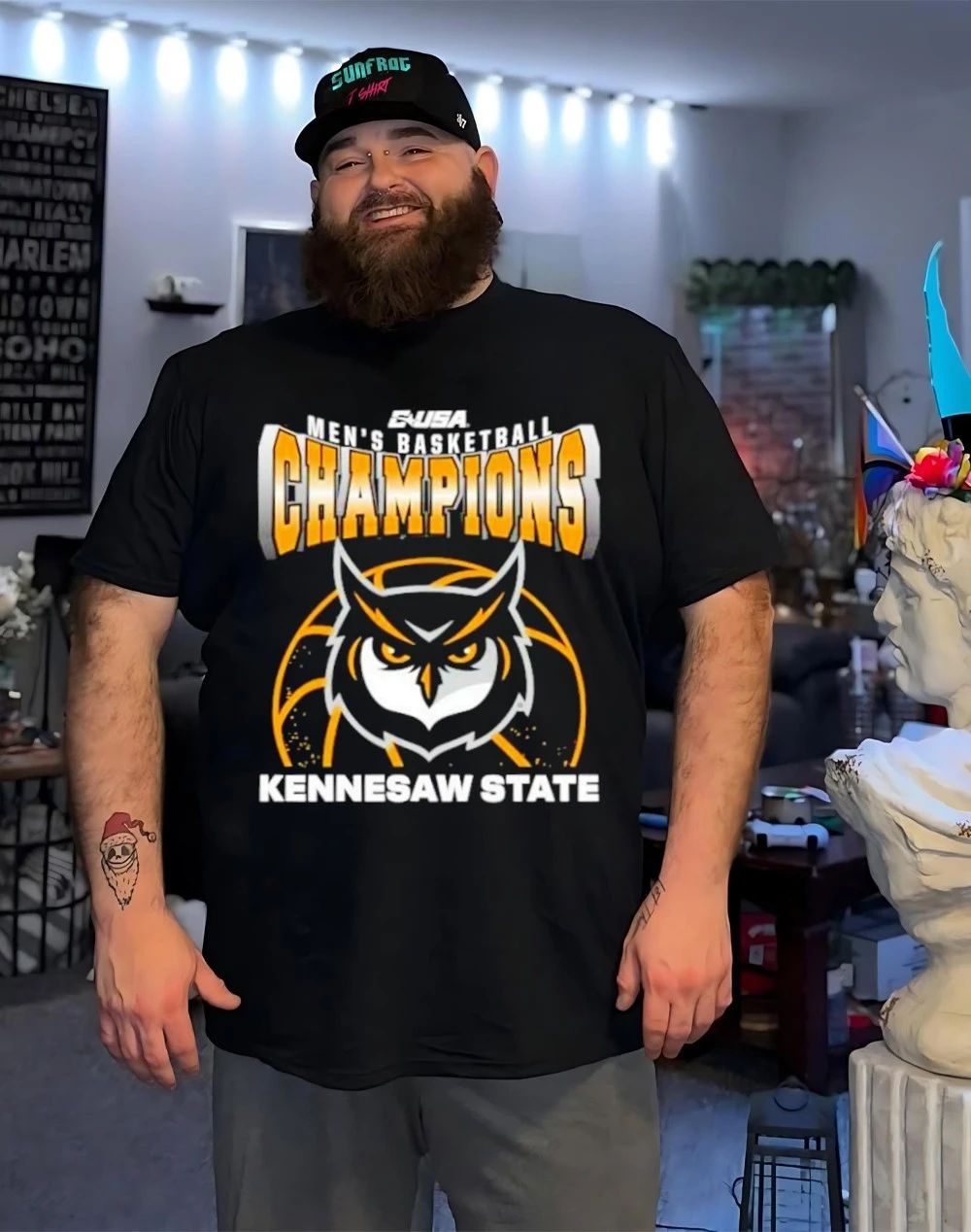 Kennesaw State Owls 2026 Conference USA Men’s Basketball Champions shirt