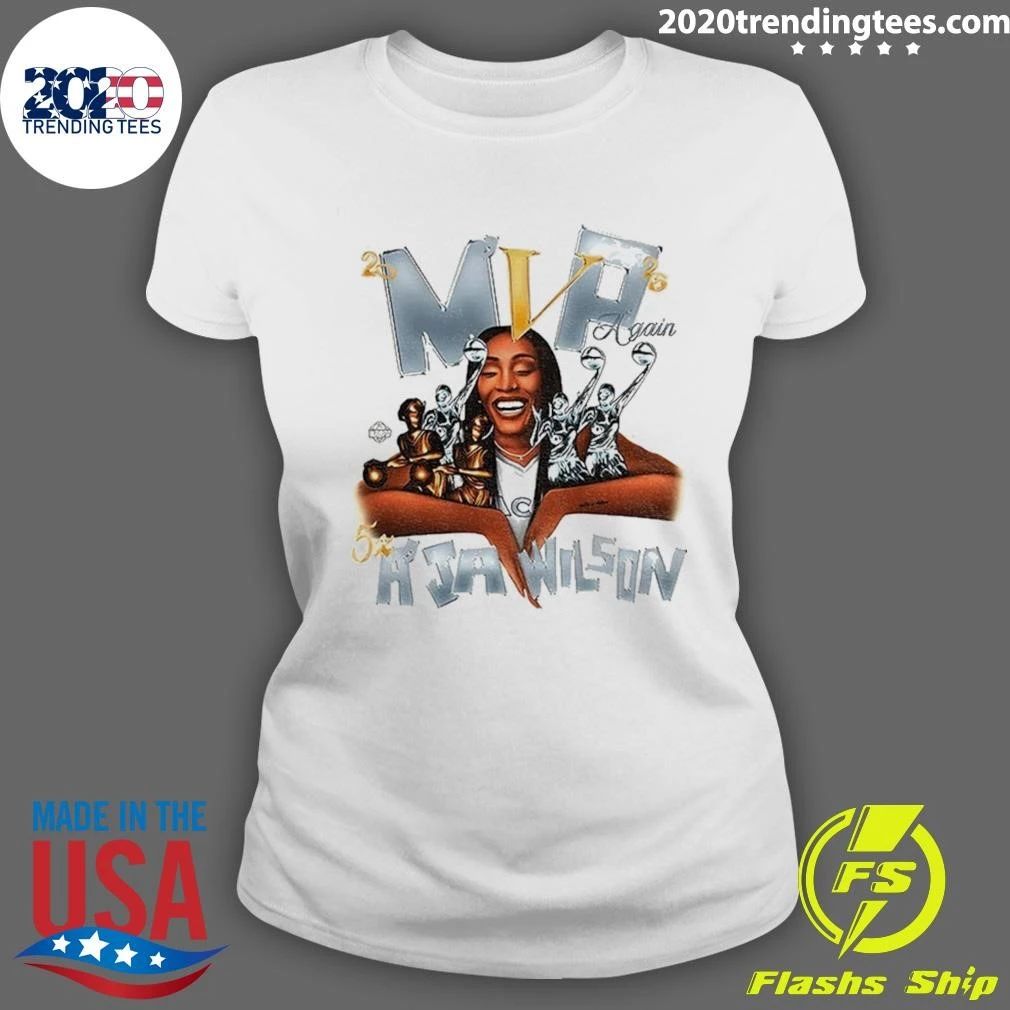 A’ja Wilson Las Vegas 5x Mvp Again 25-26 Shirt