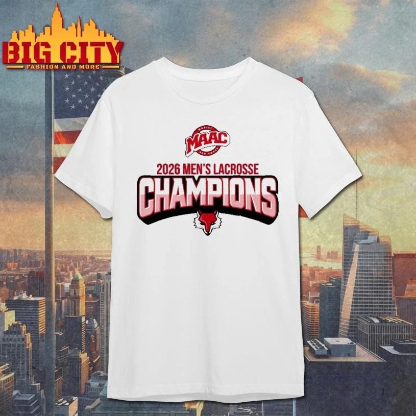 Awesome arist Red Foxes 2026 MAAC Men’s Lacrosse Champions shirt