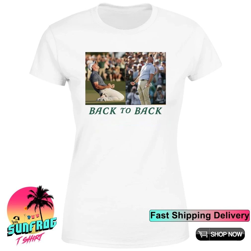 Rory Mcilroy Back To Back 2025-2026 Golf Win shirt