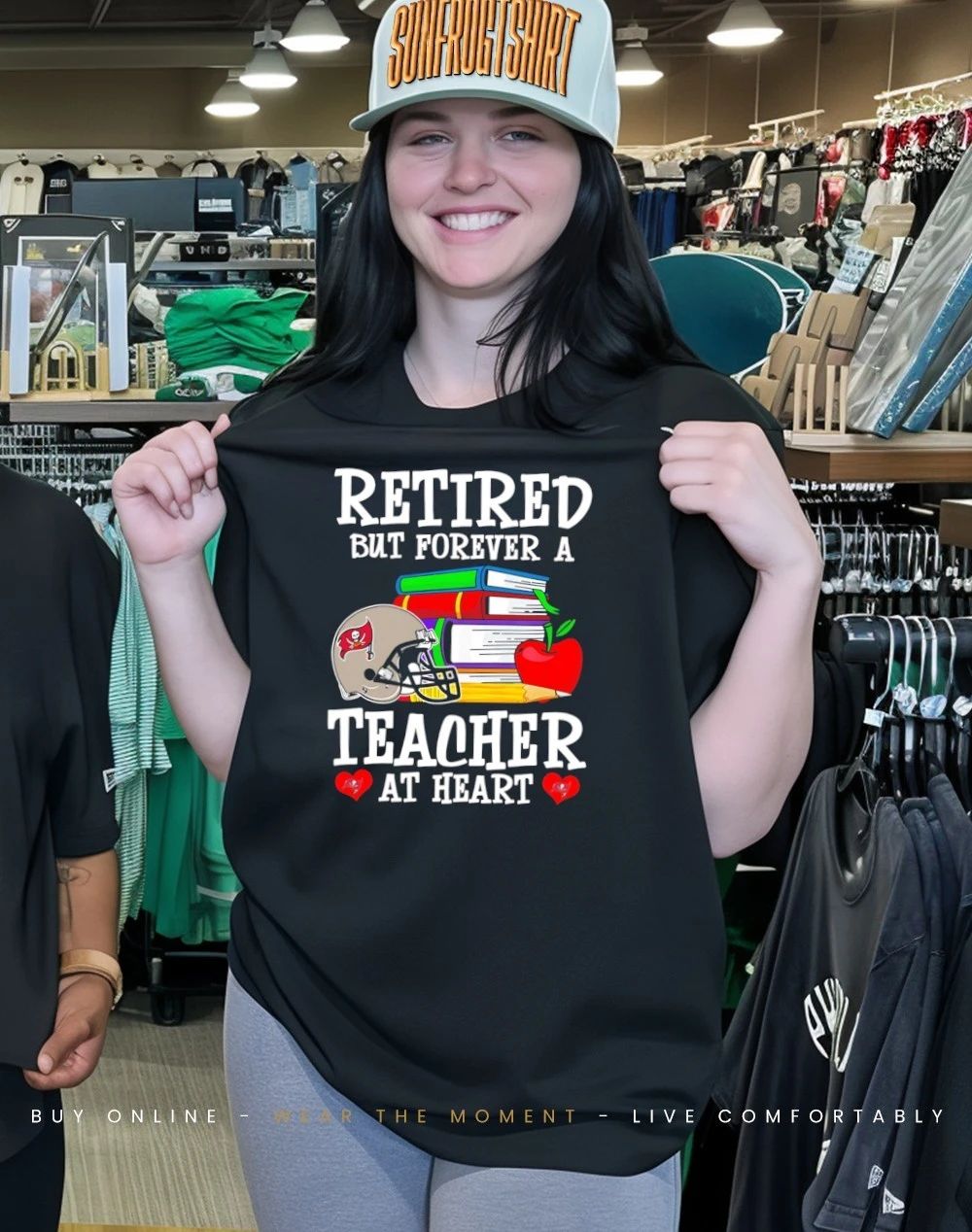 Tampa Bay Buccaneers Retired But Forever a Teacher At Heart shirt