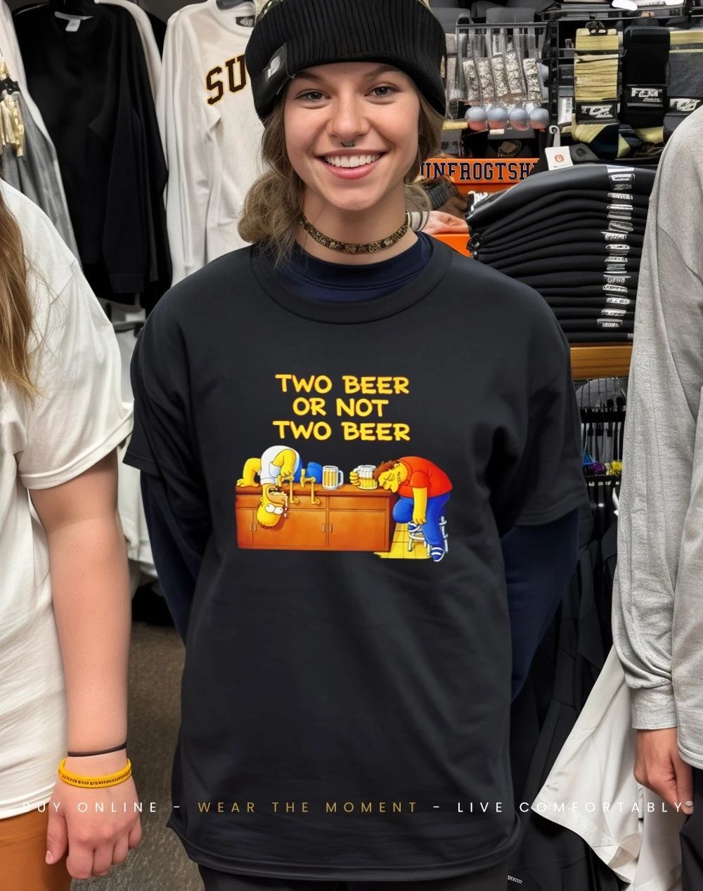 Odessa A’Zion The Simpsons Two Beer Or Not Two Beer Shirt