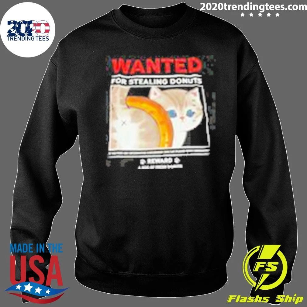 Mofusand Wanted For Stealing Donuts x Reward Shirt