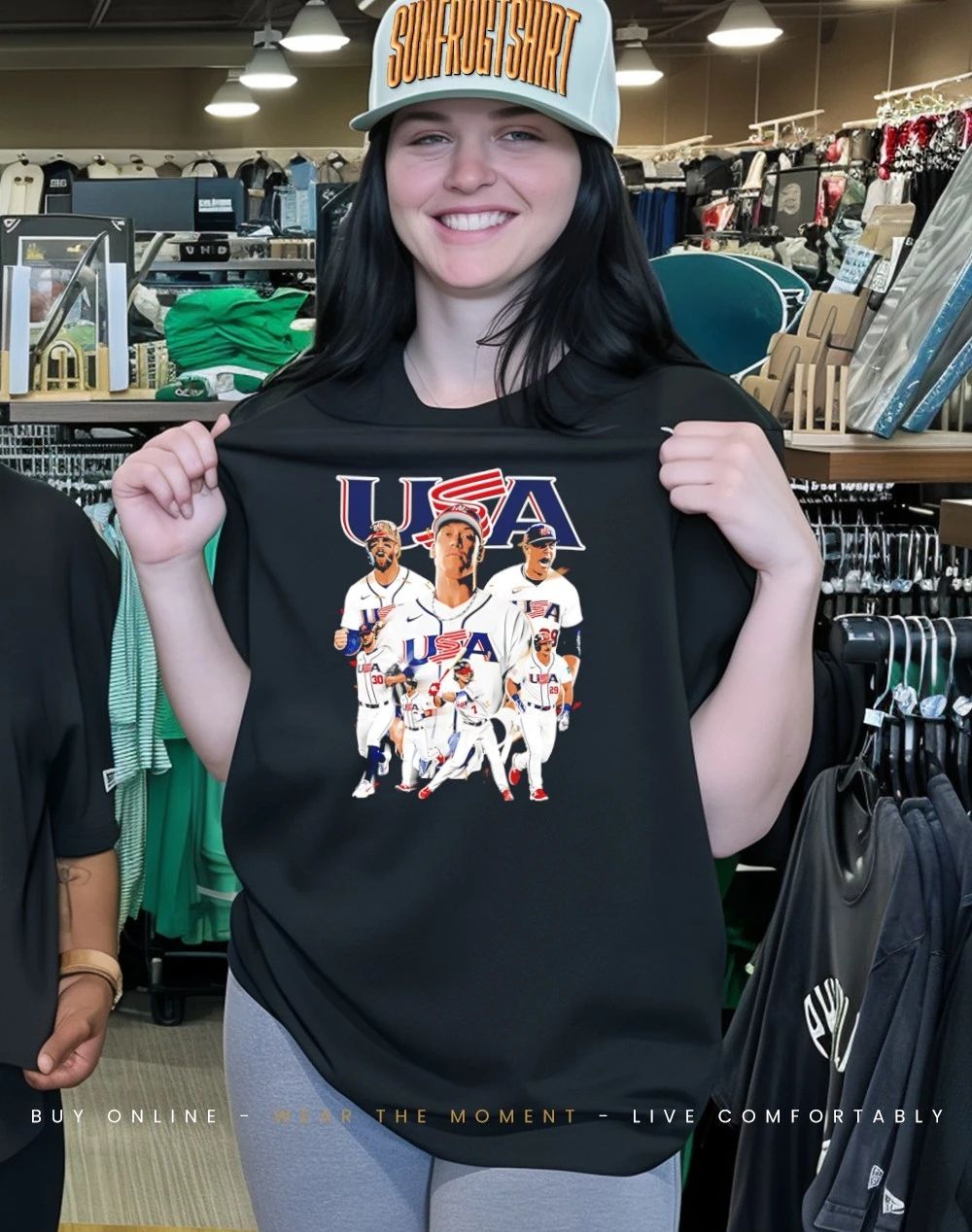 USA Baseball 2026 USA WBC team colage graphic shirt