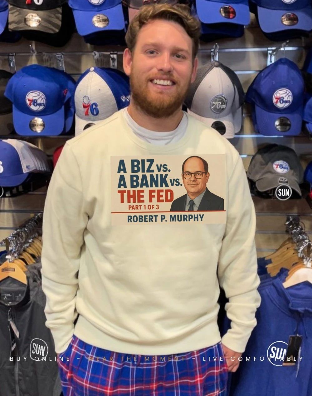 Robert Murphy a biz vs a bank vs the fed shirt
