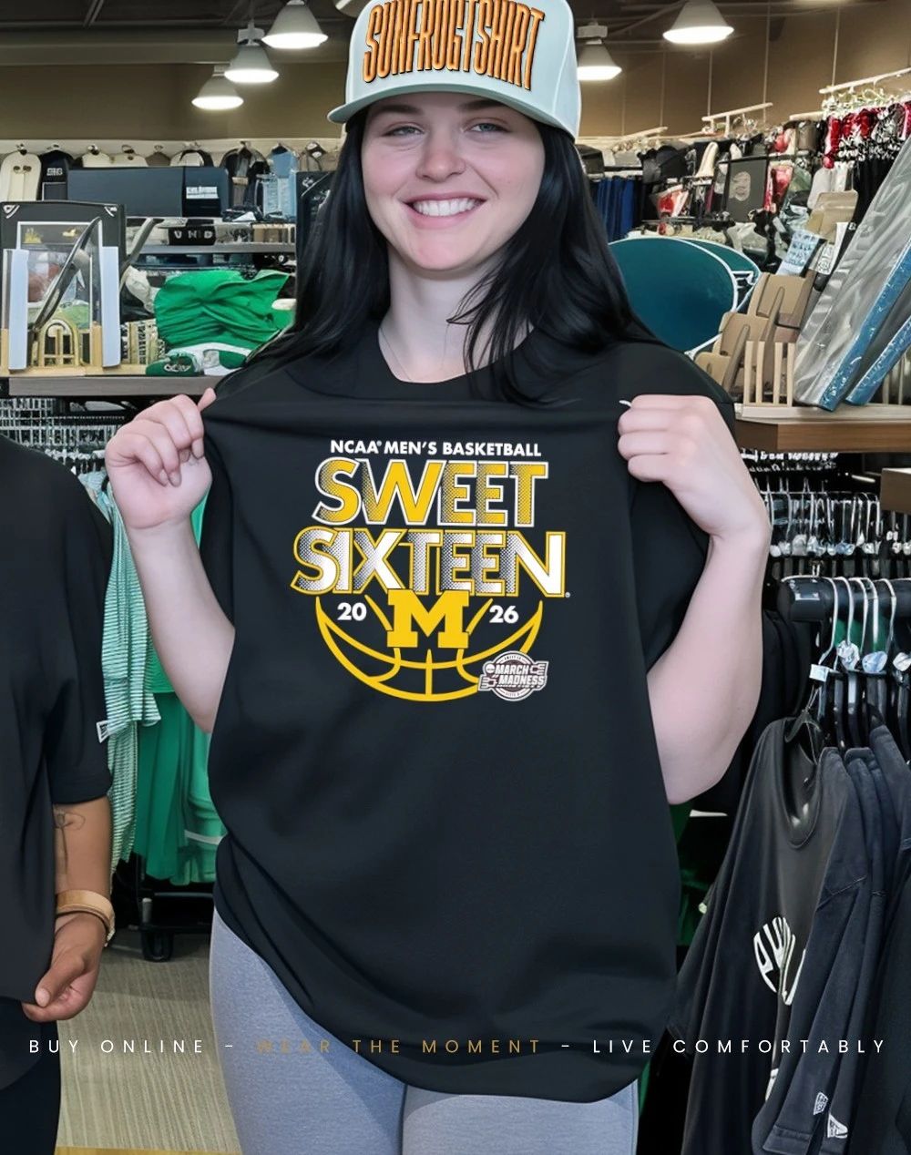 Michigan Men’s Basketball 2026 NCAA March Madness Sweet Sixteen shirt