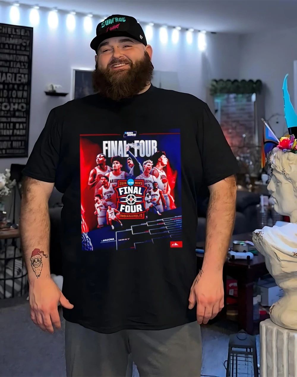 Arizona Wildcats Men’s Basketball Final Four 2026 Men’s March Madness poster shirt