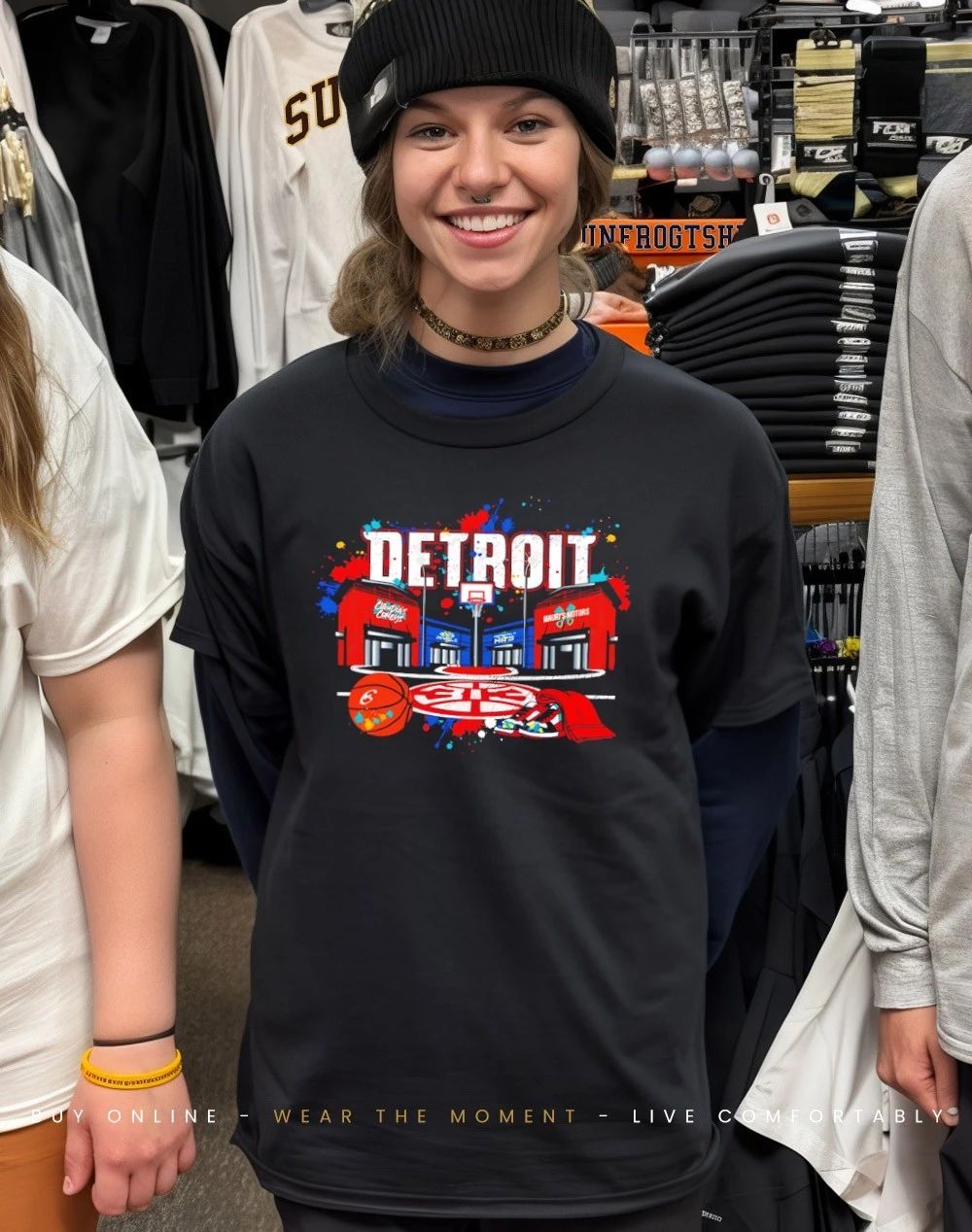 Detroit Pistons Pistons City of Hoop Dreams graphic shirt
