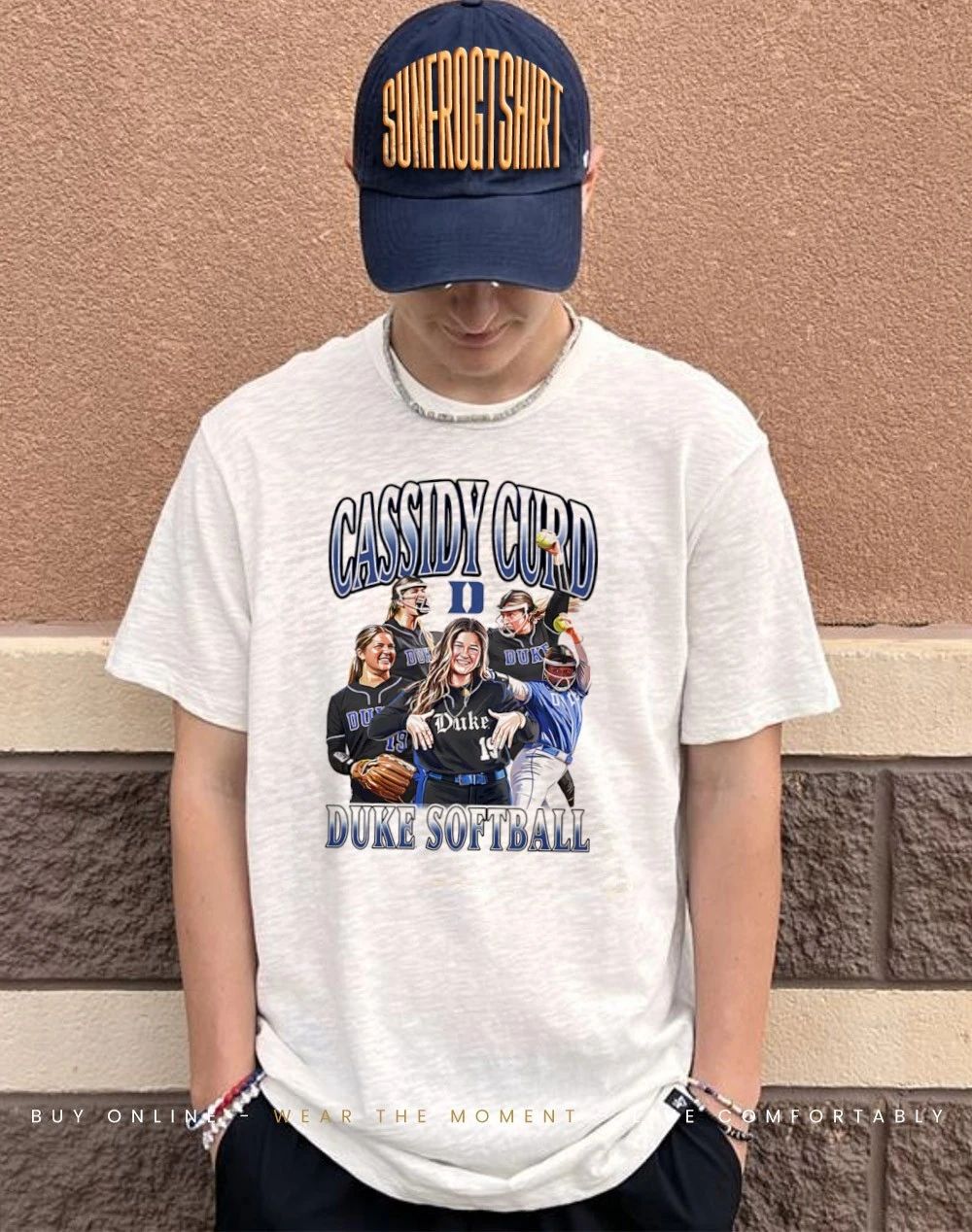 Cassidy Curd Duke Softball 90s shirt