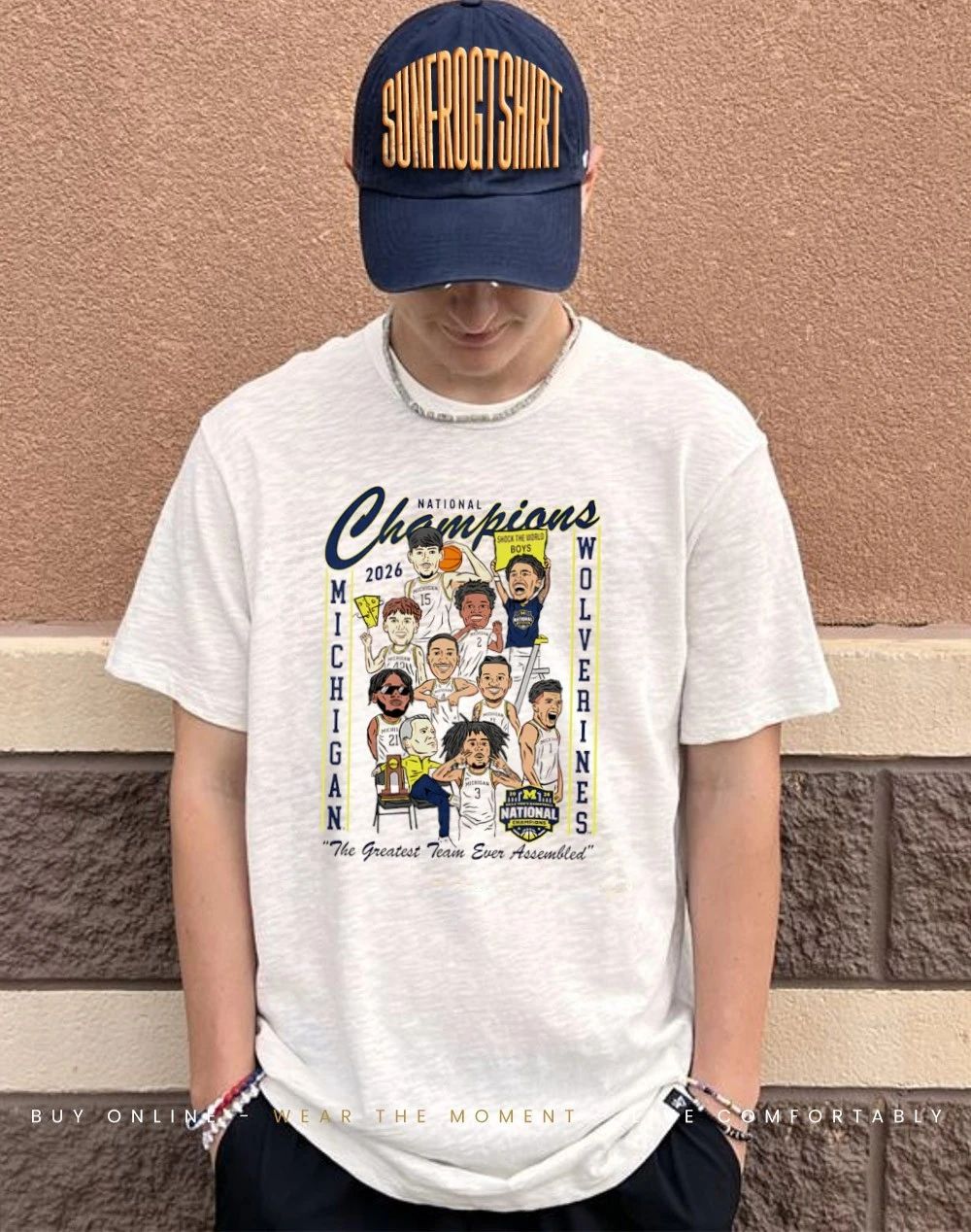 Michigan Men’s Basketball 2026 Men’s Basketball National Champions Cartoon Team shirt