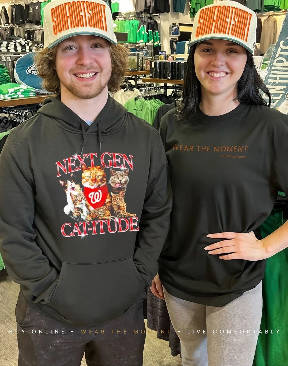 Washington Nationals Caturday Next gen Cat-itude shirt