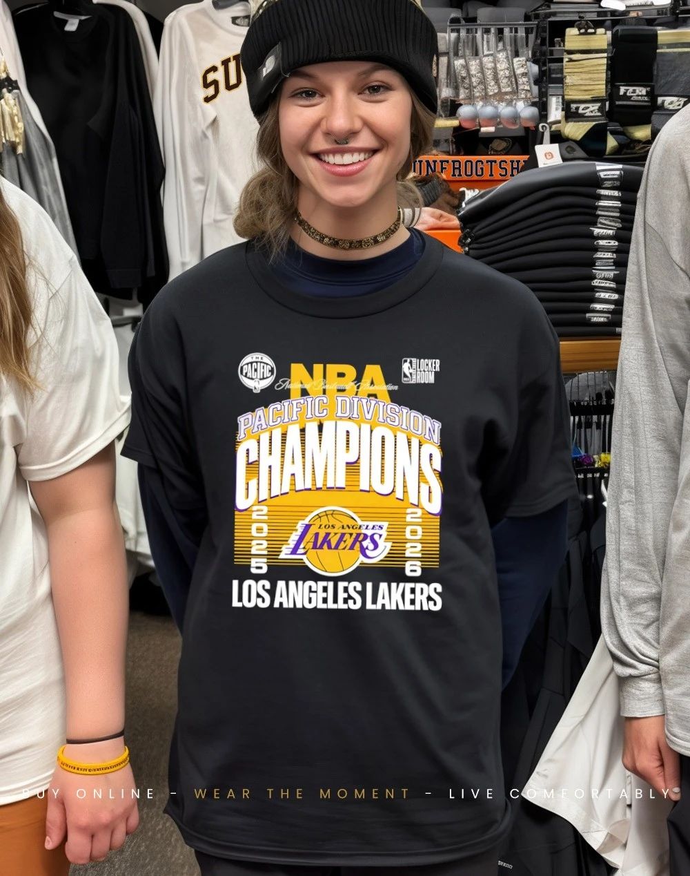Los Angeles Lakers 2026 NBA Pacific Division Champions Locker Room shirt
