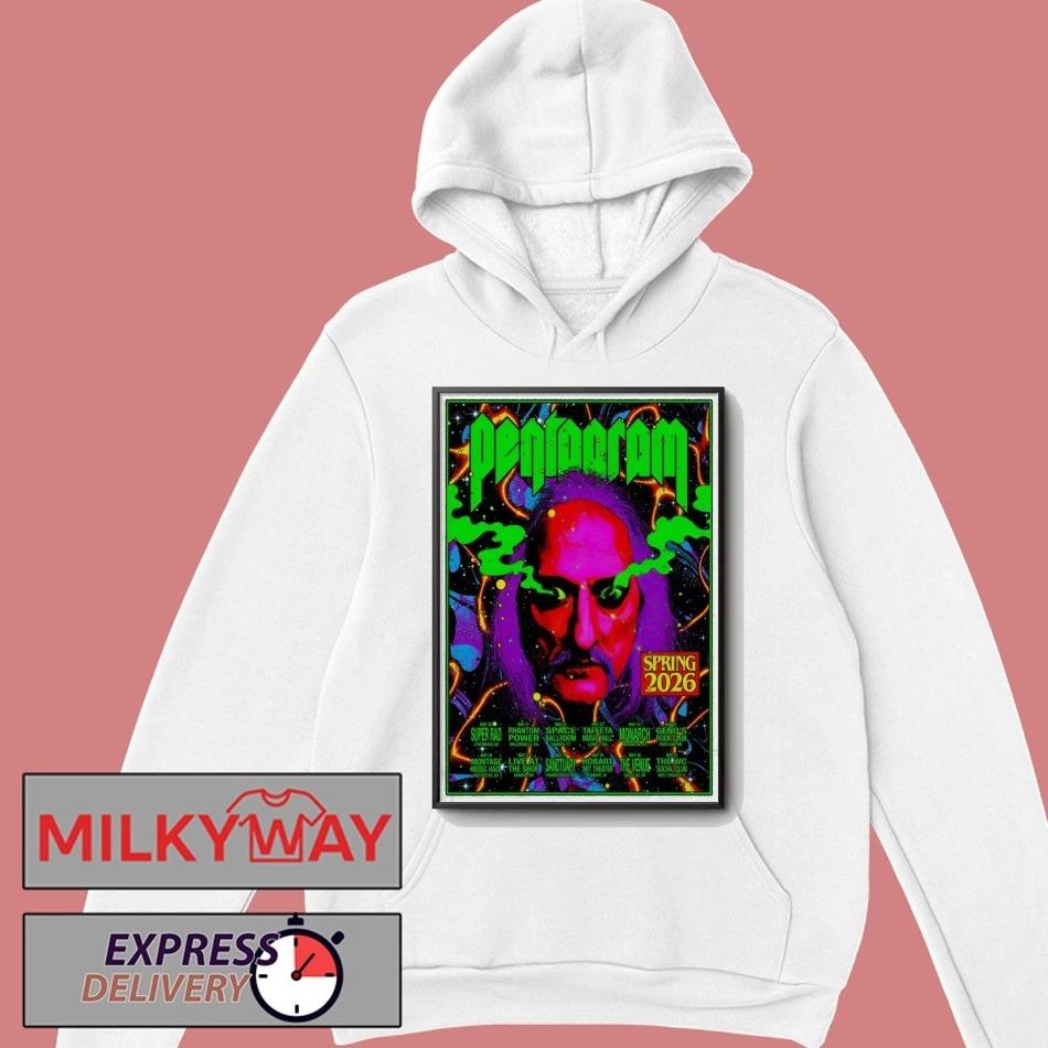 Pentagram Spring 2026 Tour Poster shirt