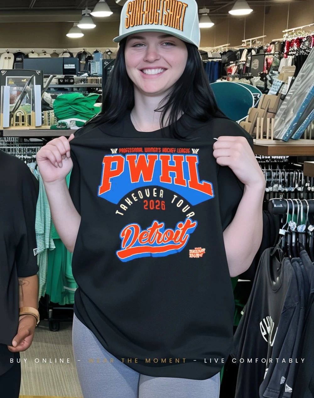 PWHL Takeover Tour Detroit 2026 shirt
