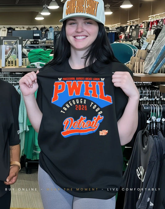 PWHL Takeover Tour Detroit 2026 shirt