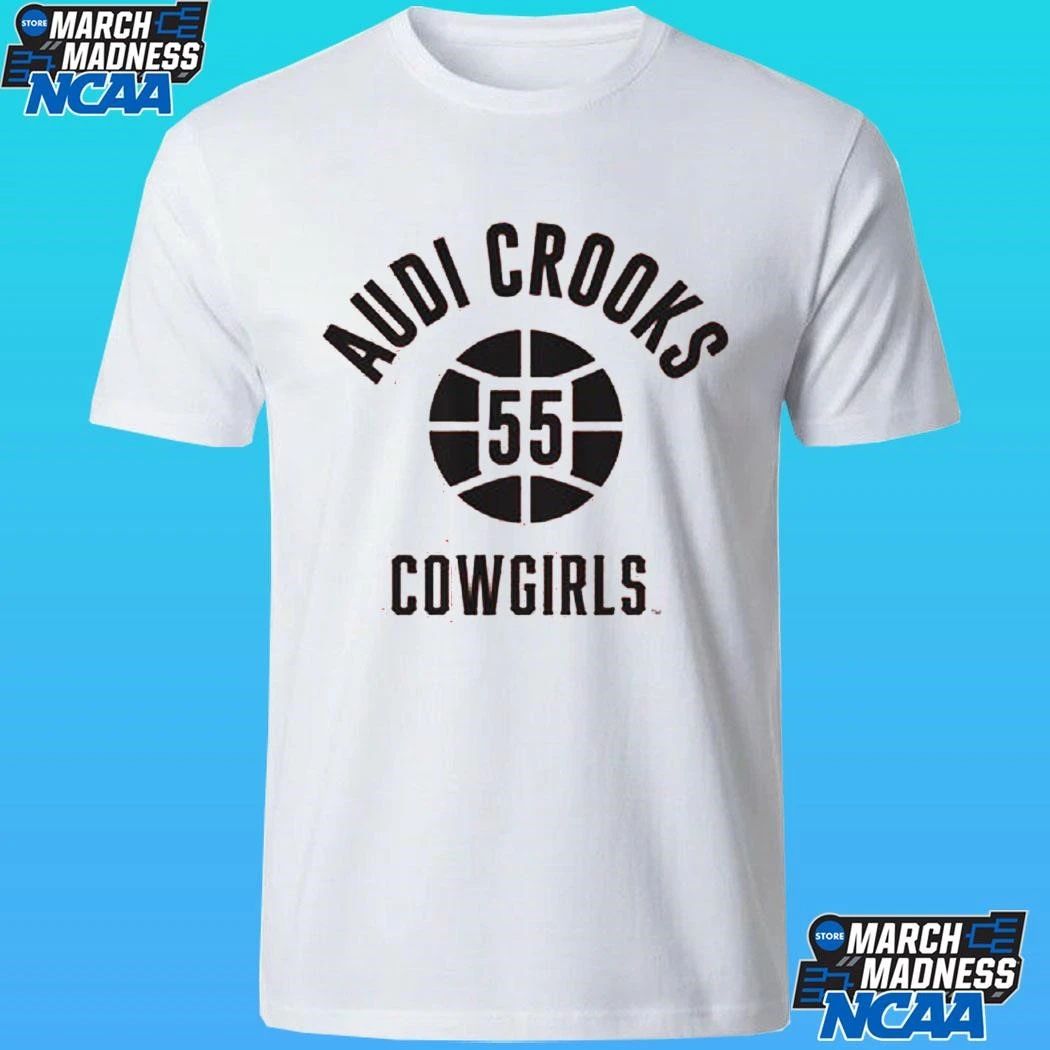 Oklahoma State Basketball Audi Crooks Name Number Ball Shirt