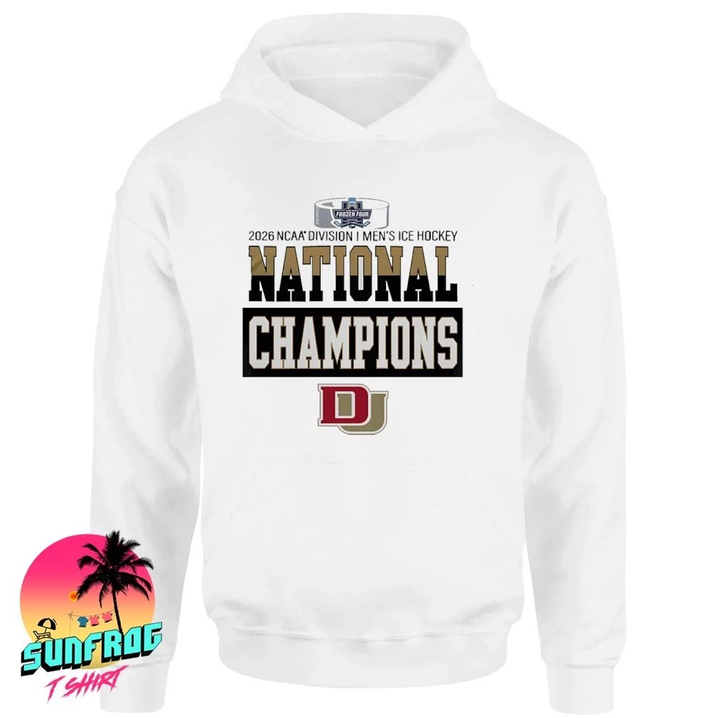 Denver Pioneers 2026 NCAA Frozen Four Men’s Ice Hockey National Champions logo shirt