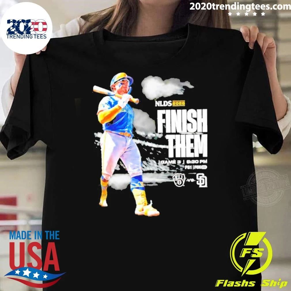 Milwaukee Brewers Finish Them Game 3 Nlds 2026 Shirt