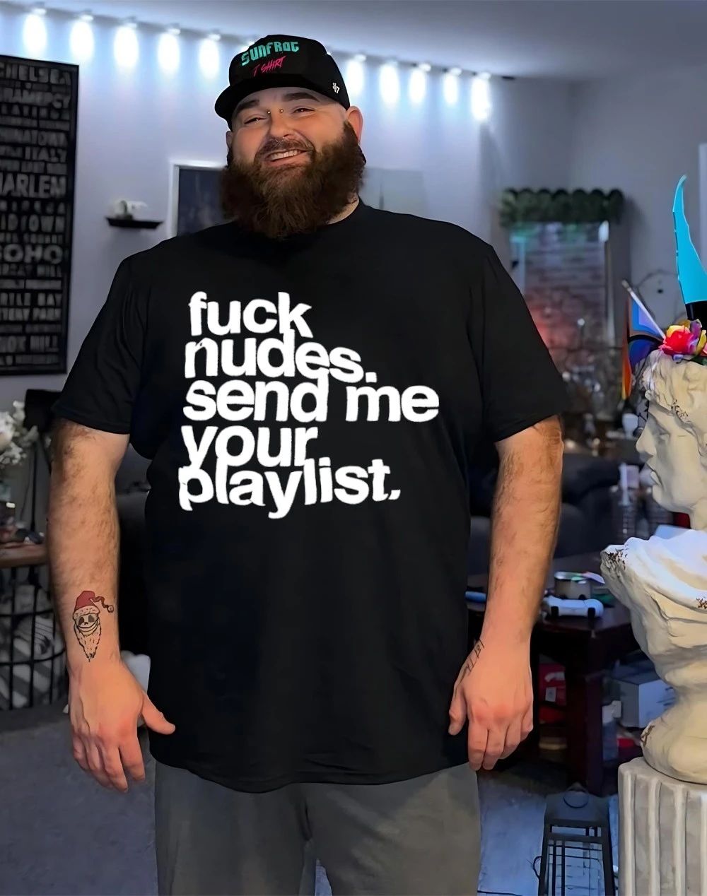 Fuck nudes send me your playlist shirt