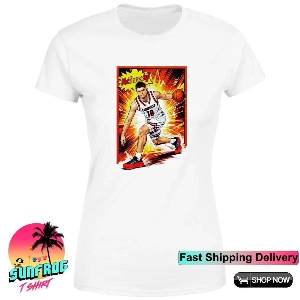 Isaac McKneely Louisville Cardinals Illustrated comic shirt