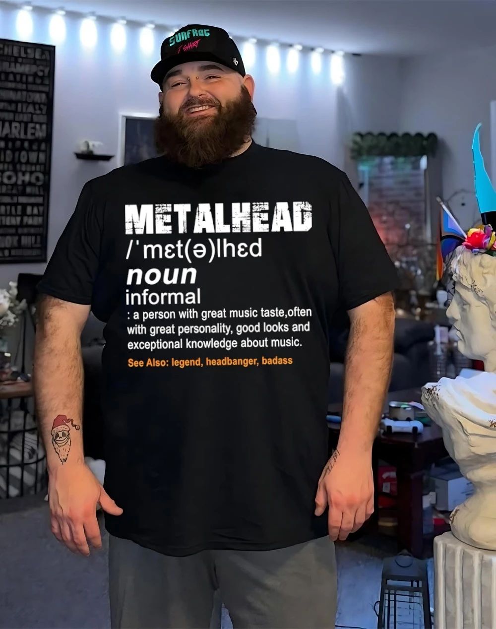 Metalhead definition noun see also legend headbanger badass shirt