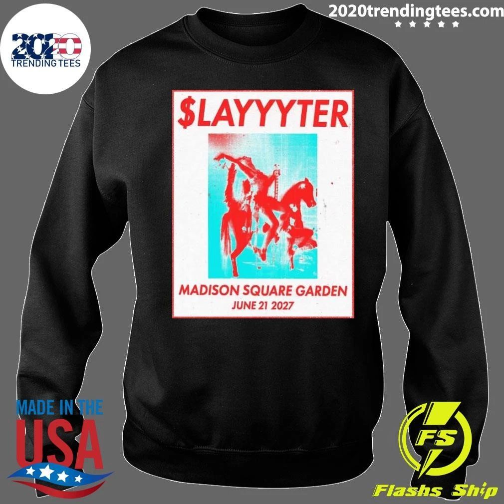Slayyyter New York Madison Square Garden Show On June 21 2026 First Ever Solo Headline Arena Show Shirt