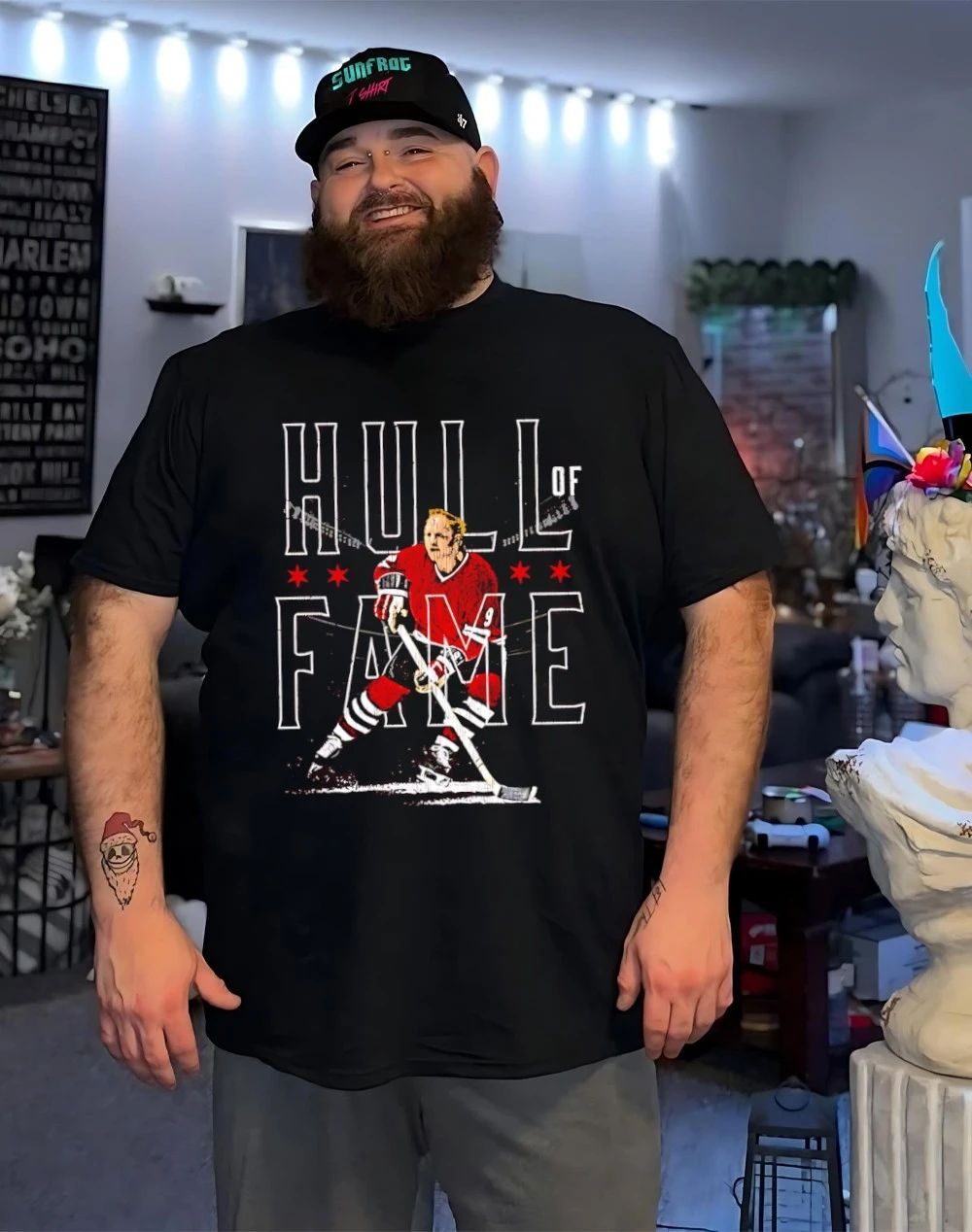Bobby Hull Chicago hockey Hull Of Fame graphic shirt