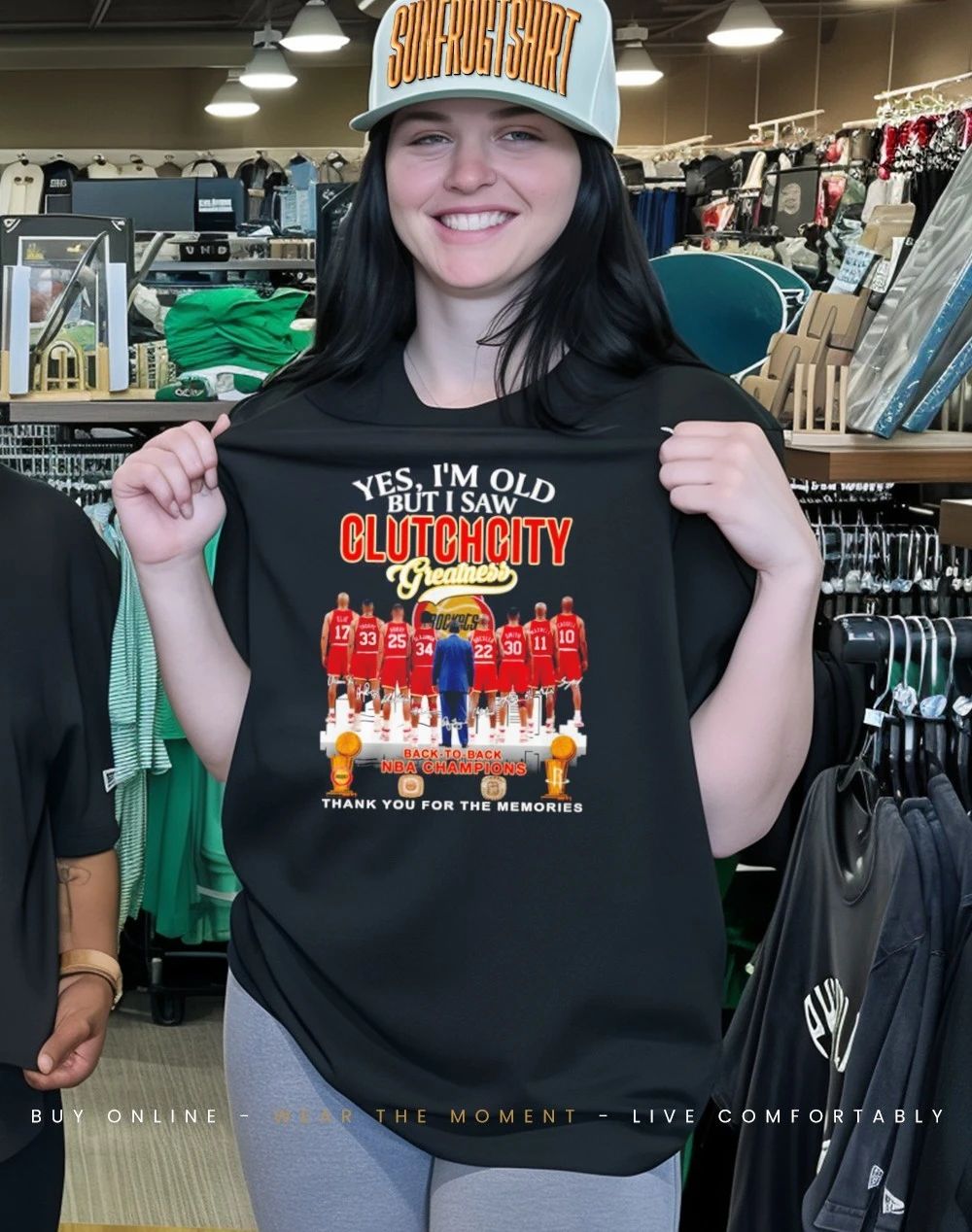 You I’m old but I saw Clutchcity greatness back to back NBA Champions shirt