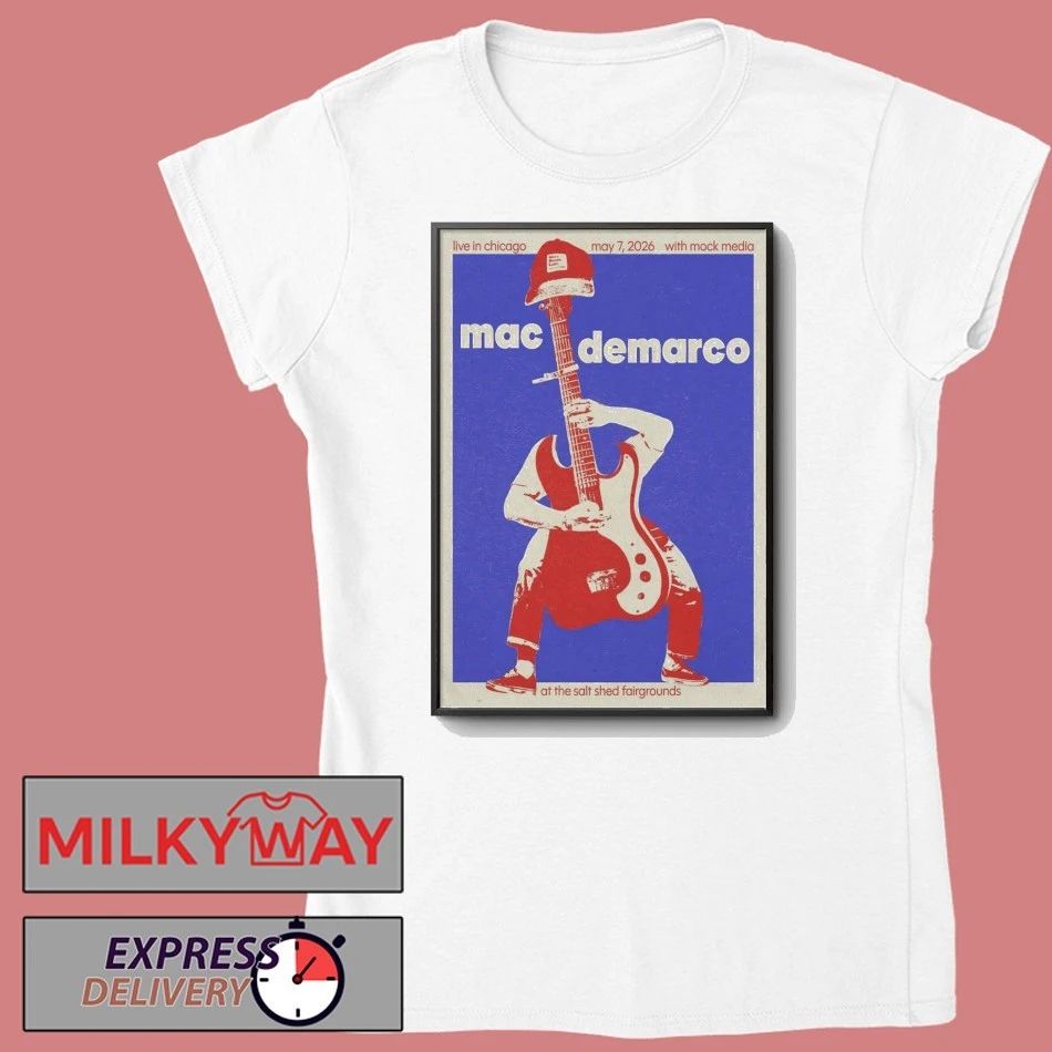 Mac Demarco May 7 2026 The Salt Shed, Chicago IL Poster shirt