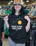 Going to zero since 2009 bitcoin shirt