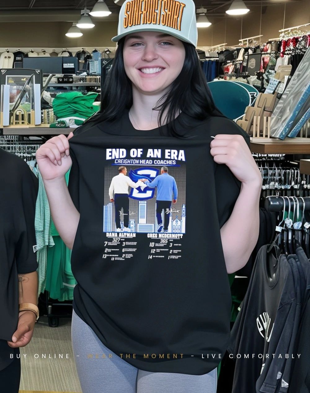 Creighton Head Coachs Dana Altman and Greg Mcdermott End Of An Era city skyline shirt