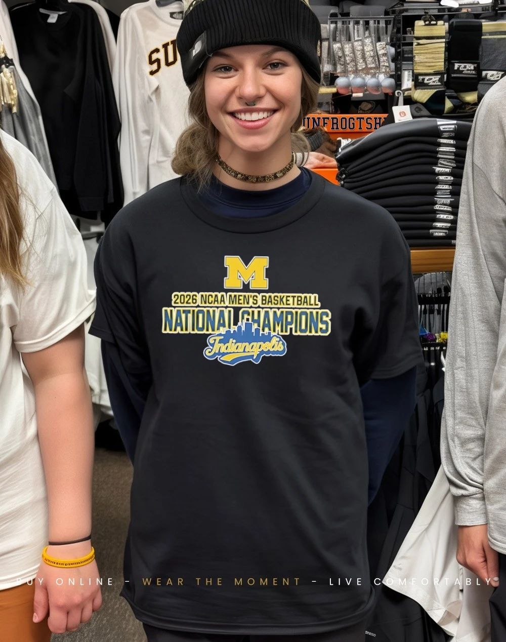 Michigan Wolverines Men’s Basketball 2026 National Champions Indianapolis shirt