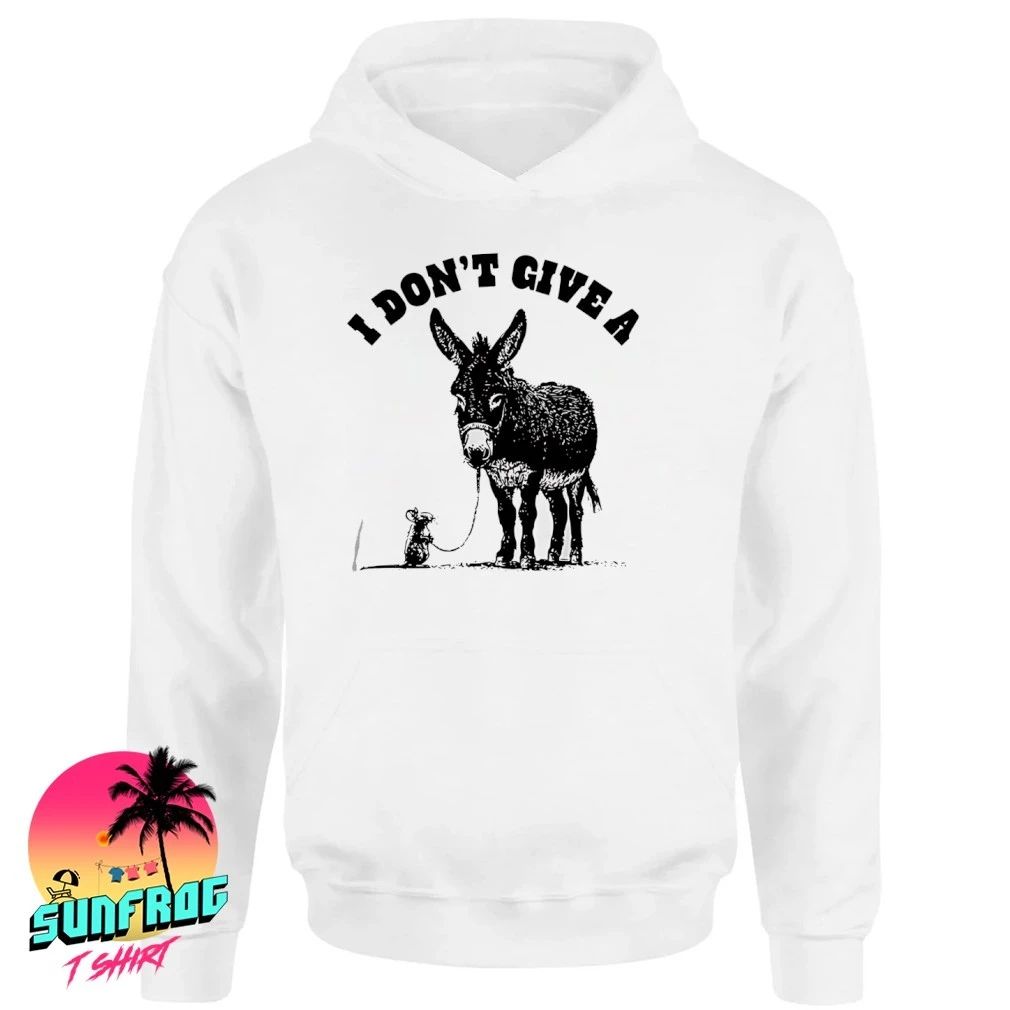 I don’t give a rat’s ass Donkey and Mouse shirt