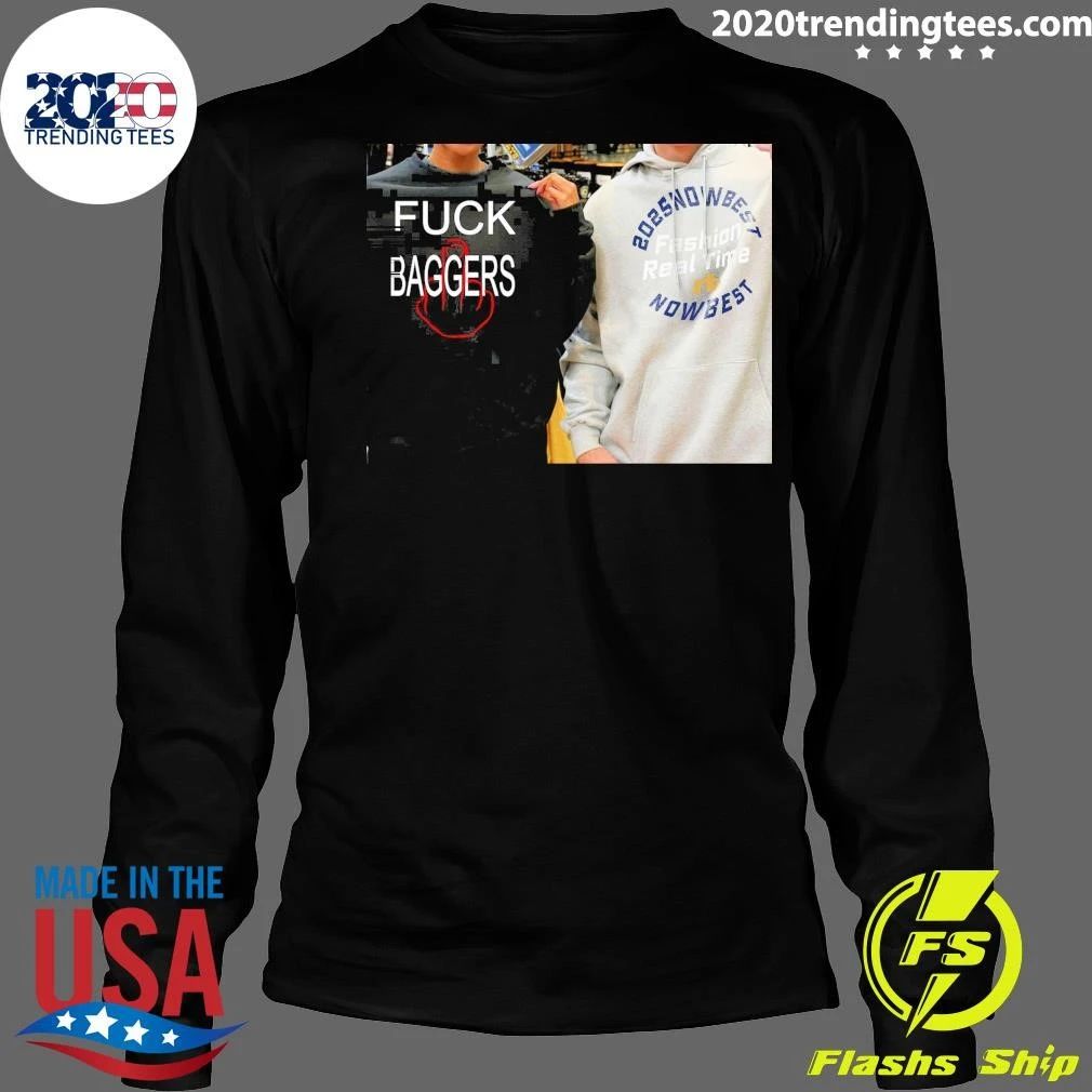 Fuck Baggers middle finger shirt