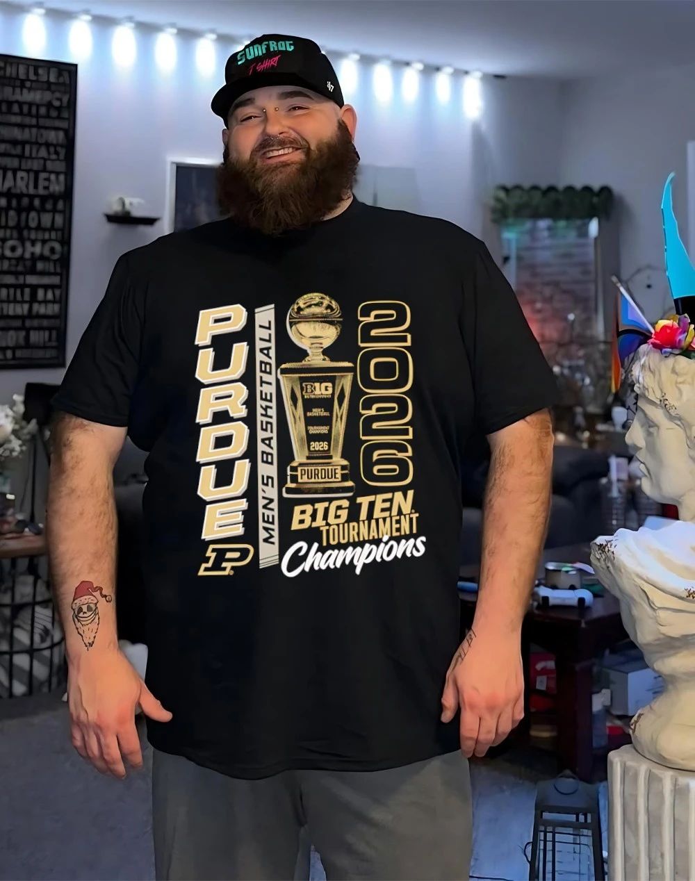 Purdue Boilermakers 2026 Big Ten Tournament Champions Trophy shirt