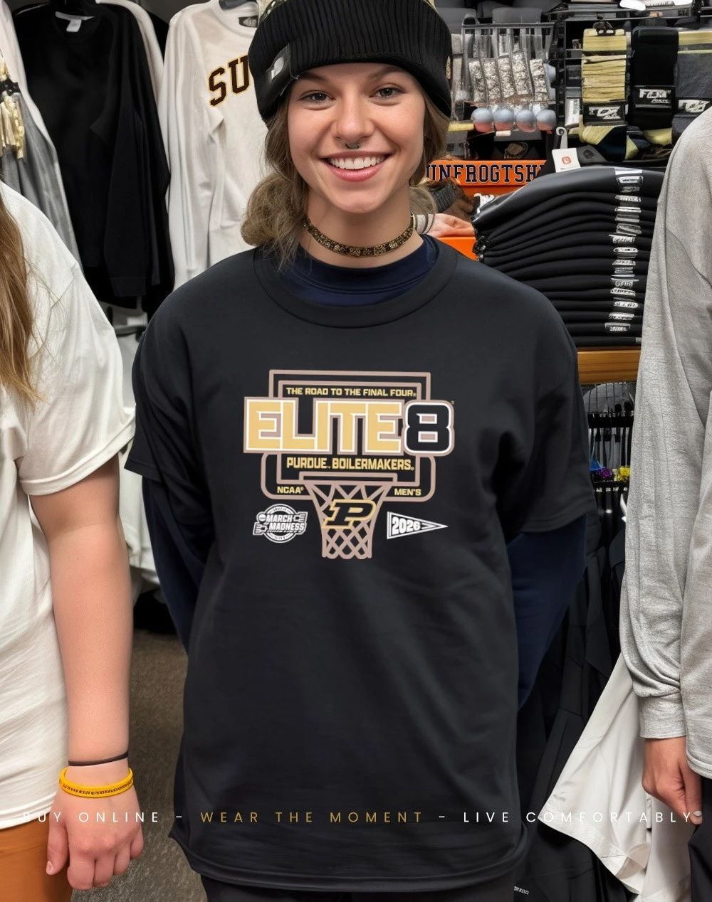 Purdue Boilermakers Men’s Basketball 2026 Elite 8 shirt
