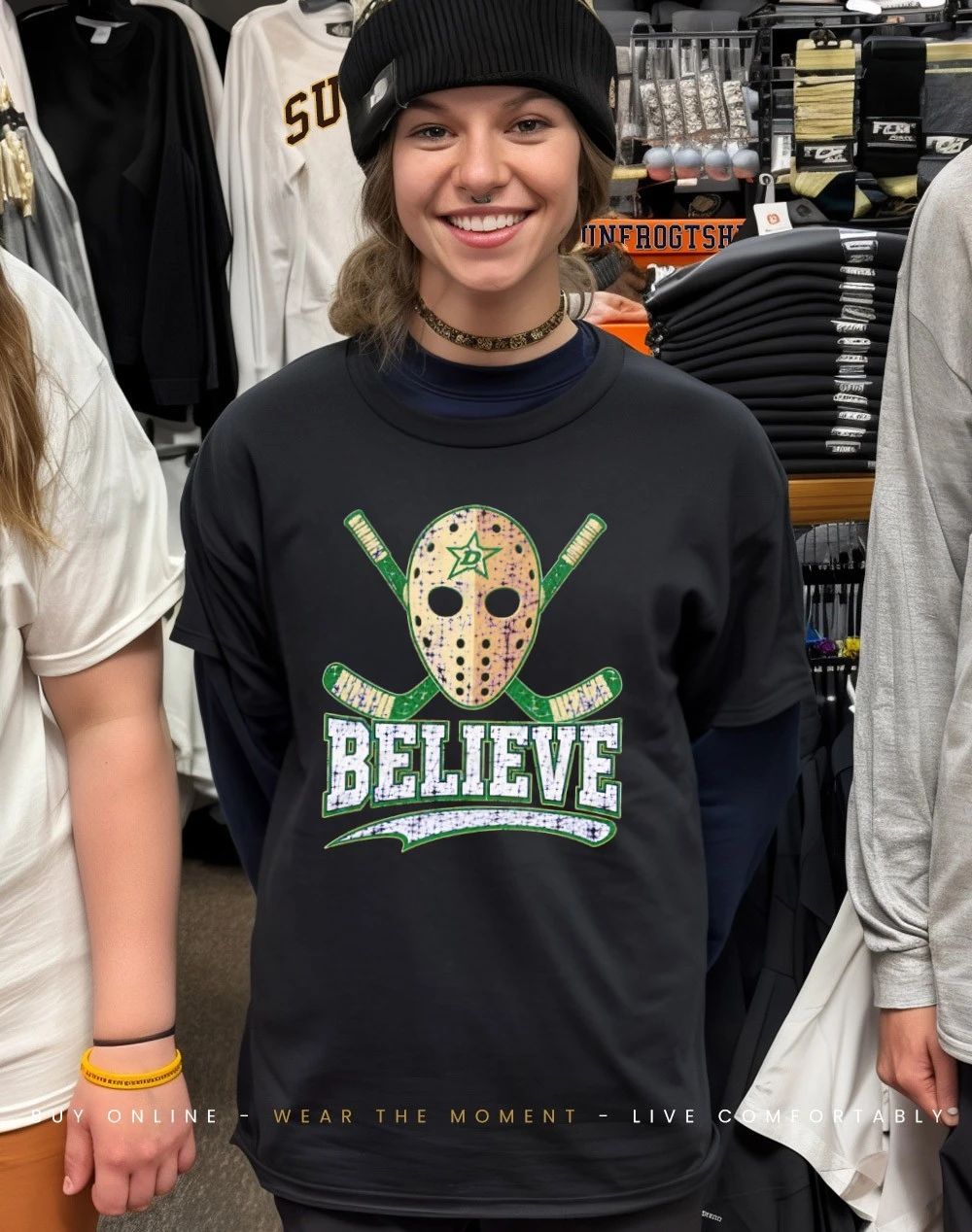 Dallas Stars Believe Mask shirt