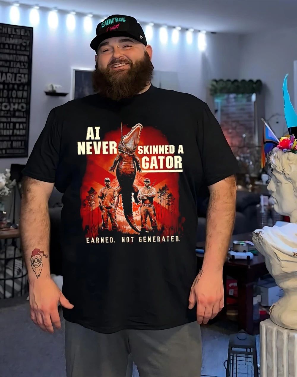 AI never Never Skinned a Gator shirt