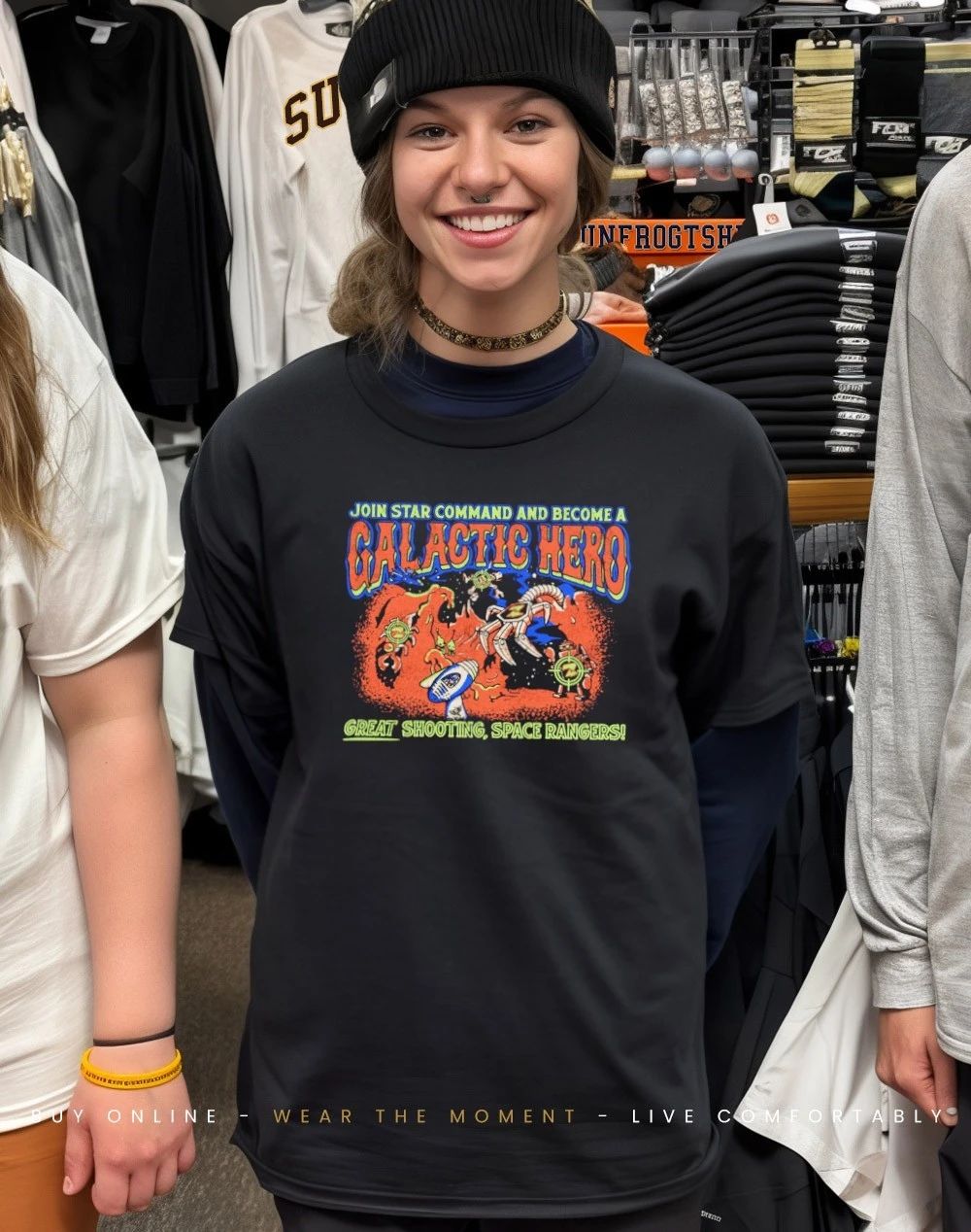 Join Star Command and become a Galactic Hero shirt