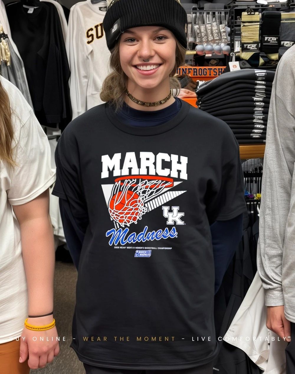 Kentucky Wildcats MBB & WBB 2026 March Madness Retro Swish shirt