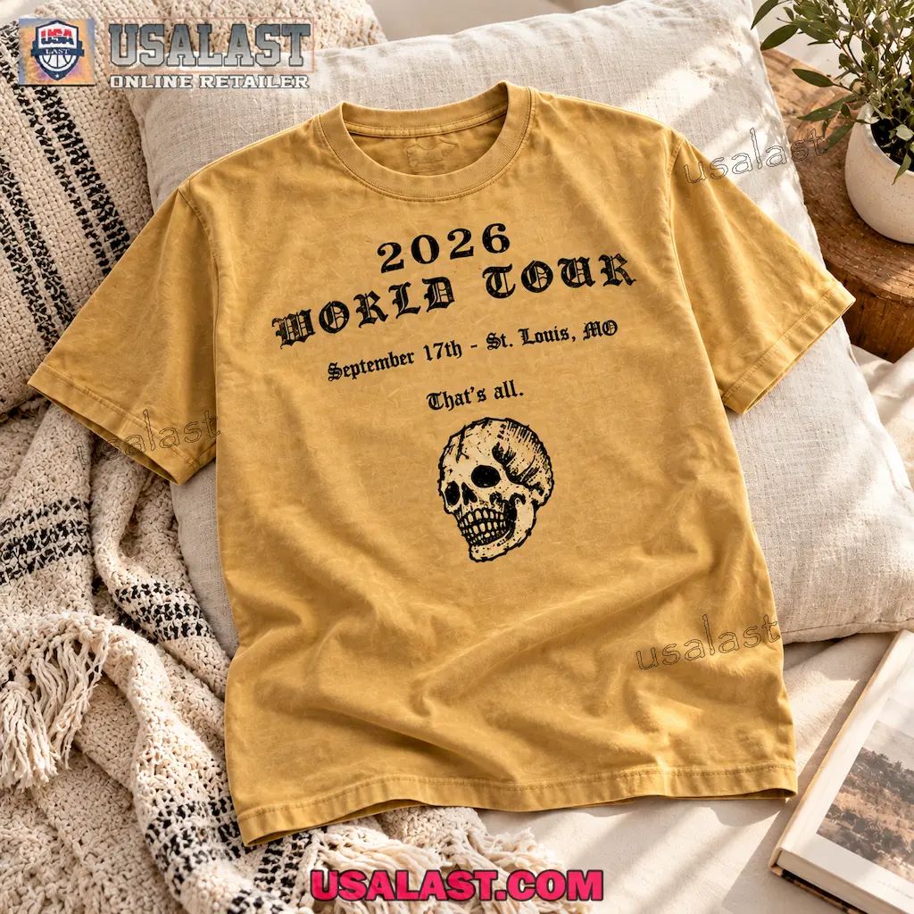 2026 World Tour St Louis Missouri Sep 17 Not Waving Just Drowning Shirt