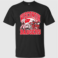 Wisconsin Badgers Ncaa Football Vintage Helmet Shirt